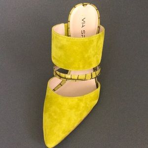 (NEW) VIA SPIGA  super SEXY slip on stiletto heels